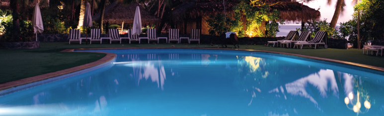 Imagen de una piscina en un artÃculo sobre las acciones de Fluidra